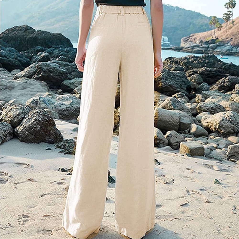 High Waisted Tan Pants